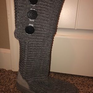 Grey Sweater UGG Boots